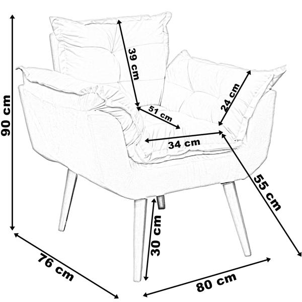 Imagem de Kit 3 poltronas para sala decorativas alice suede mostarda pé castanho - clique e decore