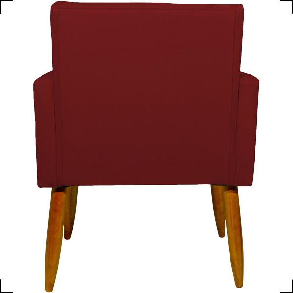 Imagem de Kit 3 Poltronas Para Sala Decorativas Nina Suede Cores Pé Castanho - Clique E Decore