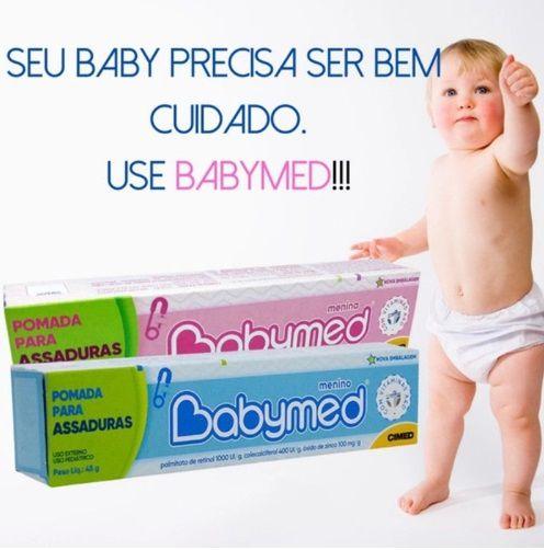 Imagem de Kit 3 Pomada De Assaduras Azul 45g - BabyMed