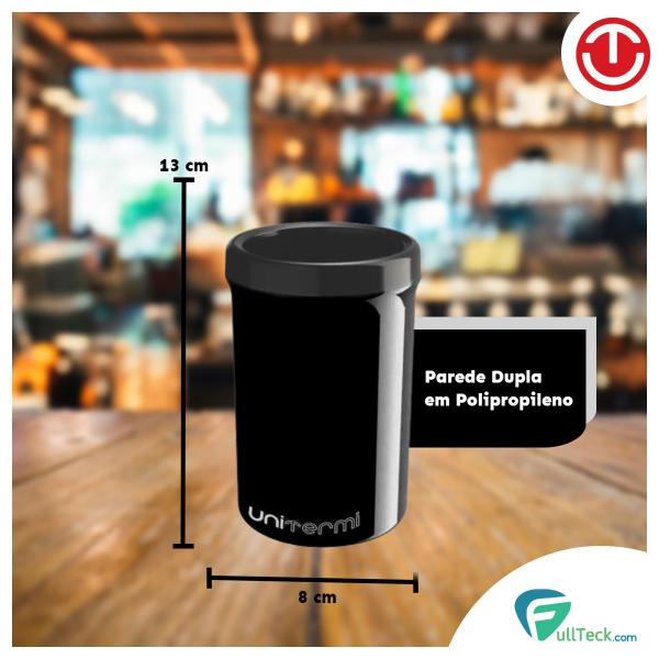 Imagem de Kit 3 Porta Latas Térmico 350ml Preto P/ Cerveja Refri