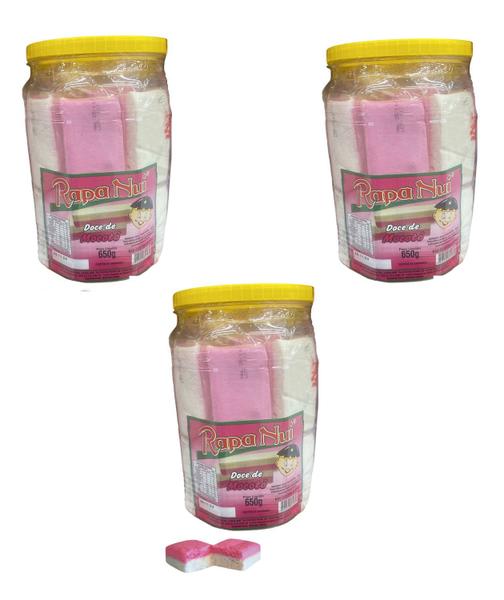 Kit 3 Potes de 650g Doce Geleia De Mocotó Festa Junina - Rapa Nui Imagem de Kit 3 Potes de 650g Doce Geleia De Mocotó Festa Junina