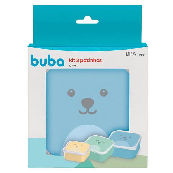 Kit 3 Potes De Armenamento + Garrafa E Pote Térmico Bebê - Buba Imagem de Kit 3 Potes De Armenamento + Garrafa E Pote Térmico Bebê