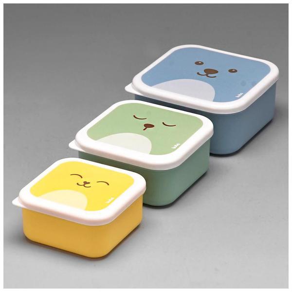 Kit 3 Potes De Armenamento + Garrafa E Pote Térmico Bebê - Buba Imagem de Kit 3 Potes De Armenamento + Garrafa E Pote Térmico Bebê