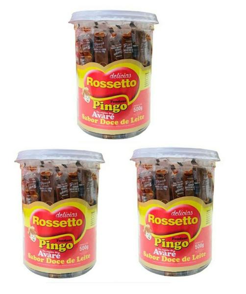 Kit 3 Potes Doce Pingo De Leite Rosseto c/50un Festa Junina - Rossetto Imagem de Kit 3 Potes Doce Pingo De Leite Rosseto c/50un Festa Junina
