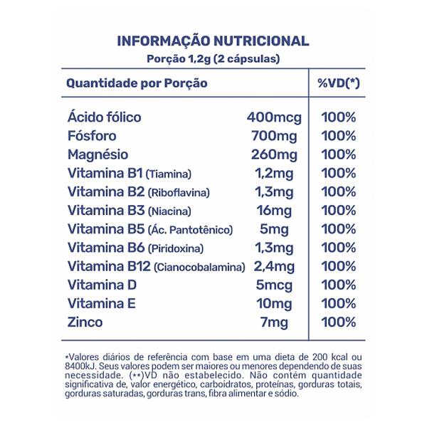 Imagem de Kit 3 Potes Natuvit Homens Natunectar Natural Original Vitaminas Vit D B12 Zinco Suplemento Alimentar 180 Capsulas Vitamínico