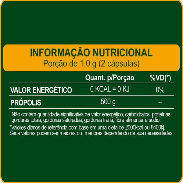 Kit 3 Potes Própolis Suplemento Alimentar Natural Vitaminas Encapsulados Verde Seco Natunéctar 180 Capsulas - Natunectar Imagem de Kit 3 Potes Própolis Suplemento Alimentar Natural Vitaminas Encapsulados Verde Seco Natunéctar 180 Capsulas