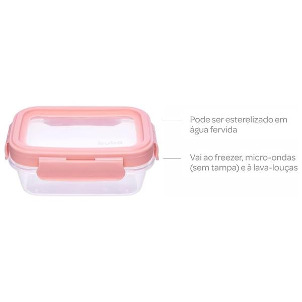 Imagem de Kit 3 Potinho 100ml Livre BPA Tampinha Silicone Buba