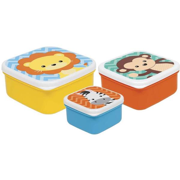 Imagem de Kit 3 Potinhos Animal Fun - Buba