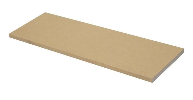 Imagem de Kit 3 Prateleiras Mdf Cru 50X20Cm Com Suporte