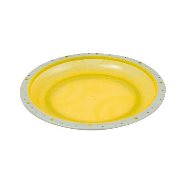 Kit 3 Pratos Colors Borda Silicone - Clingo Imagem de Kit 3 Pratos Colors Borda Silicone - Clingo