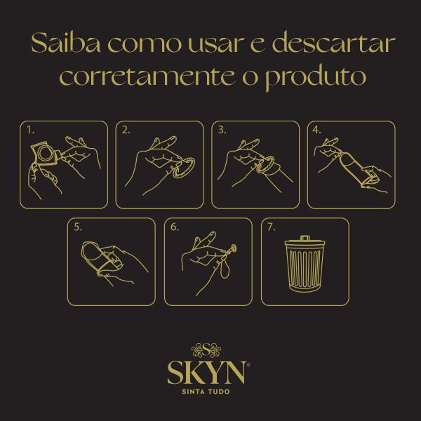 Imagem de Kit 3 Preservativos SKYN Grande c/ 3 Unidades cada