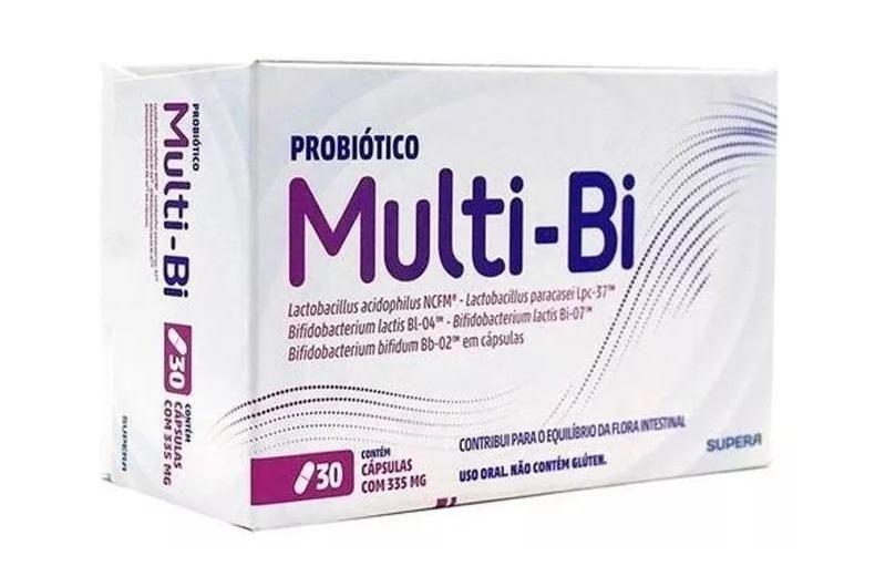 Imagem de Kit 3 Probiótico Multi-bi 335mg 30 Cápsulas Supera