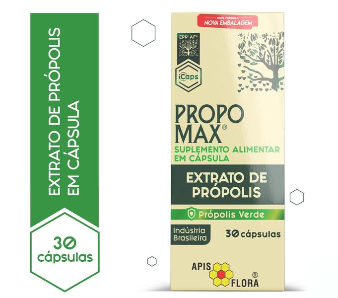 Imagem de Kit 3 Propomax Própolis Verde 30 Cápsulas