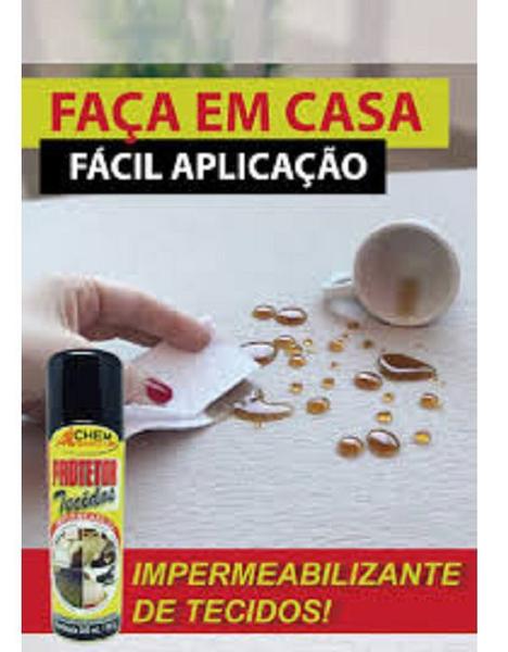 Imagem de KIT 3 PROTETOR DE TECIDOS IMPERMEABILIZANTE SOFÁ ROUPAS CALÇADOS 300ml ALLCHEM