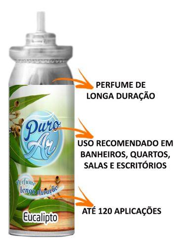 Imagem de Kit 3 Puro Ar Odorizador de Ambiente Aparelho e Refil Spray