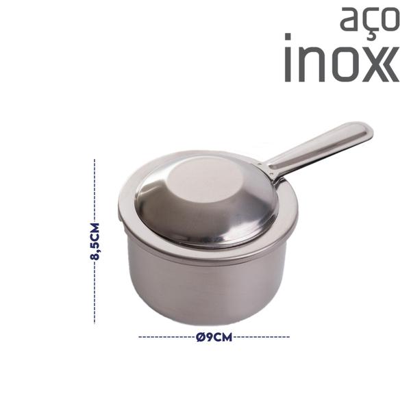 Imagem de Kit 3 Queimadores Fogareiro com Abafador Inox para Rechaud Fondue Prime 