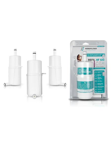 Kit 3 Refil Hidrofiltros Compatível Lorenzetti Gioviale - Hidrofiltros Compat. Giovale Imagem de Kit 3 Refil Hidrofiltros Compatível Lorenzetti Gioviale