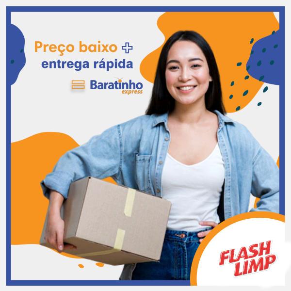 Imagem de Kit 3 Refil Limpa Vidros Extensível Microfibra Flash Limp