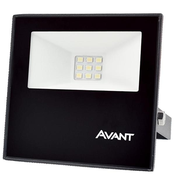 Kit 3 Refletor Led Slim 10 6500K Branco-frio Avant Imagem de Kit 3 Refletor Led Slim 10 6500K Branco-frio Avant