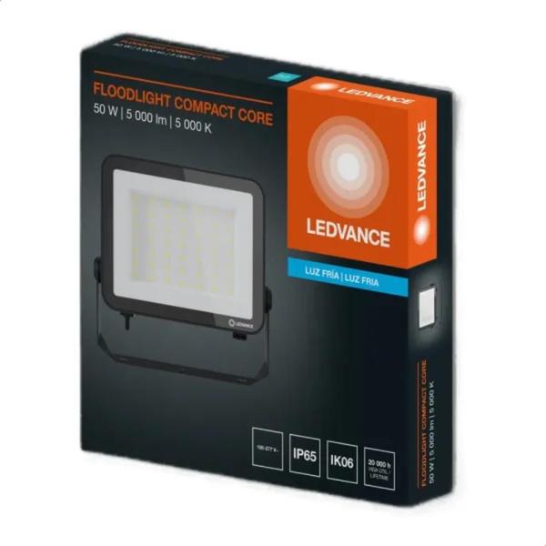 Imagem de Kit 3 Refletores Led Floodlight Compact Core 50w 5000k Ip65 Ledvance Osram