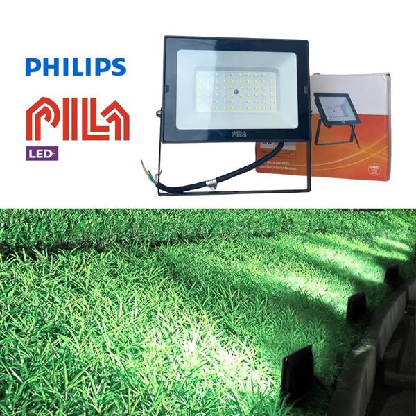 Imagem de Kit 3 Refletores Led Philips Pila 50w Ip65 Holofote 6500k