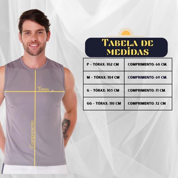 Imagem de Kit 3 Regatas Machão Masculina Academia Fitness