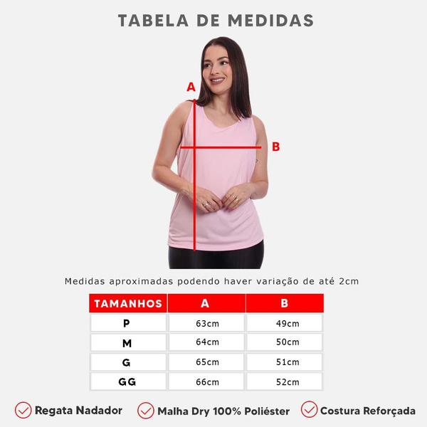 Imagem de Kit 3 Regatas Nadador Feminina Blusa Dry Academia Camiseta Camisa Treino