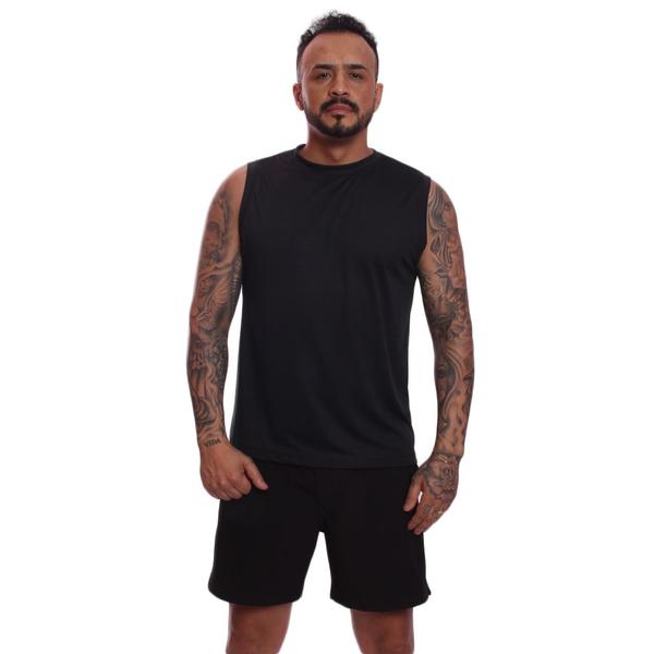 Imagem de Kit 3 Regatas Nadador Masculina Blusa  Dry Academia Camiseta Camisa Treino