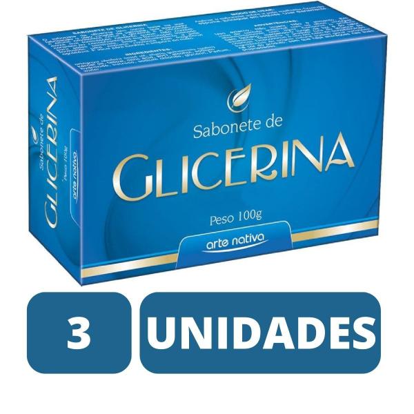 Imagem de Kit 3 Sabonetes de Glicerina em Barra Arte Nativa - 100g cada