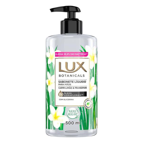 Imagem de Kit 3 Sabonetes Líquido Lux Botanicals Capim-Limão & Frangipani 500ml