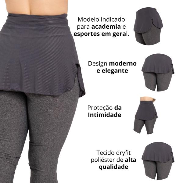 Imagem de Kit 3 Saia Tapa Bumbum P/ Academia Treino Varios Tamanhos