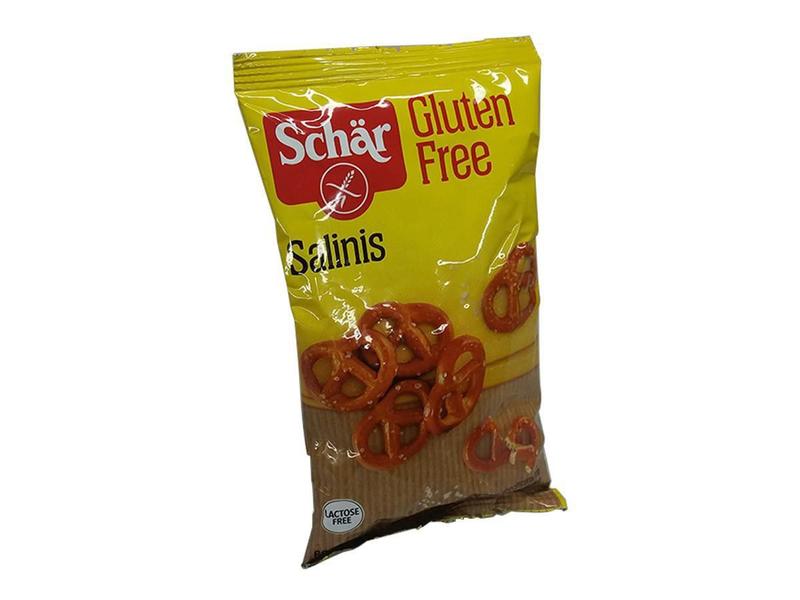 Kit 3 Salgadinho Pretzel Salinis Sem Glúten Vegano Schar 60G Imagem de Kit 3 Salgadinho Pretzel Salinis Sem Glúten Vegano Schar 60G