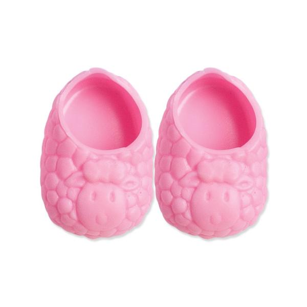 Imagem de Kit 3 Sapatinhos De Boneca Pantufa Ovelha Sola 5Cm