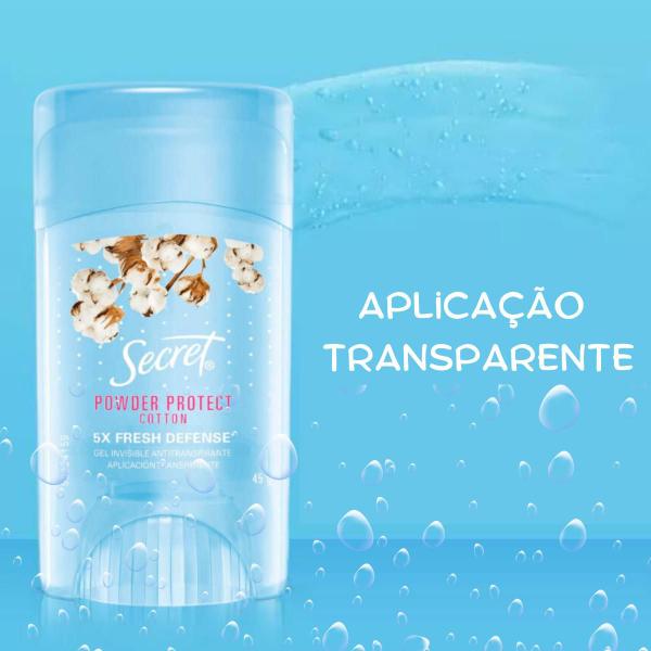 Imagem de Kit 3 Secret Antitranspirante Powder Project Cotton Defense