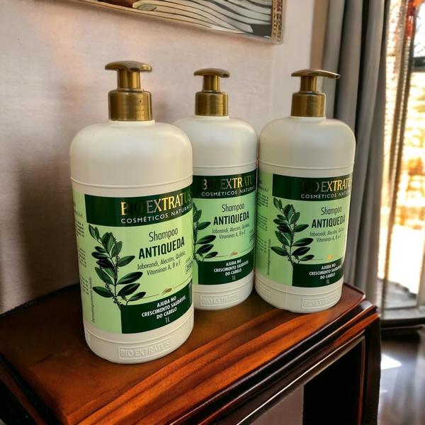 Imagem de kit 3 Shampoo Antiqueda Jaborandi 1 L Bio Extratus