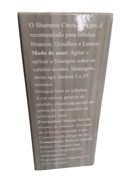 Imagem de kit 3 SHAMPOO CINZA PARA CABELOS BRANCOS GRISALHOS E LOUROS