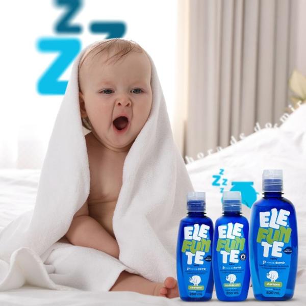 Imagem de Kit 3 Shampoo Infantil Hora de Dormir Suave 200ml - Elefunte