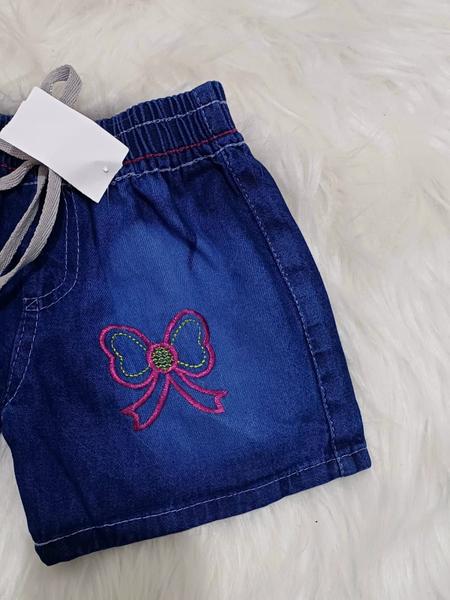 Imagem de Kit 3 short jeans menina infantil verão do 1 ao 6 anos.