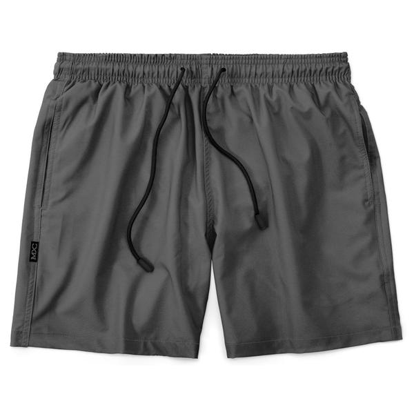 Imagem de Kit 3 Shorts MXC BRASIL Masculino Curto Praia Calção Liso Azul Grafite Preto