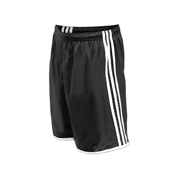 Imagem de Kit 3 Shorts PRETO Dryfit Em Poliéster Ótimo Para Futebol Futsal Academia Esportes em Geral