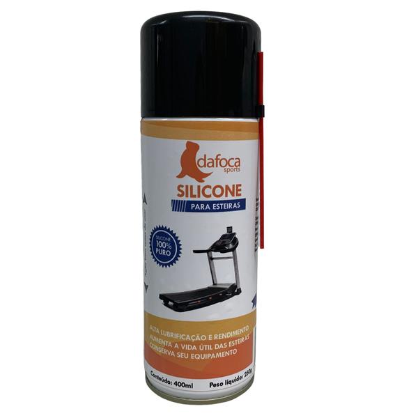 Imagem de Kit 3 Silicones Lubrificante Esteira Bicicleta Elétrica e Uso Geral Spray 400ml Dafoca Sports