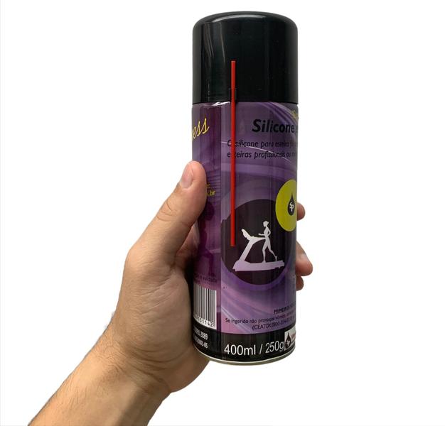 Kit 3 Silicones Spray 400ml Profissional Para Lubrificar Esteira Elétrica Paulista - Silicones Paulista Imagem de Kit 3 Silicones Spray 400ml Profissional Para Lubrificar Esteira Elétrica Paulista