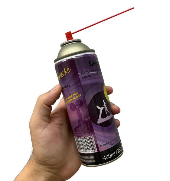 Kit 3 Silicones Spray 400ml Profissional Para Lubrificar Esteira Elétrica Paulista - Silicones Paulista Imagem de Kit 3 Silicones Spray 400ml Profissional Para Lubrificar Esteira Elétrica Paulista