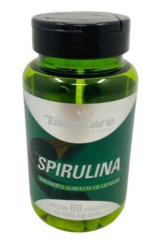 Imagem de Kit 3 Spirulina Termogenico 500mg Take Care 60 Capsulas