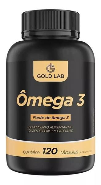 Imagem de Kit 3 Suplemento Alimentar Ômega 3 C/120 Cápsulas - Gold Lab