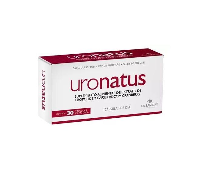 Imagem de Kit 3 Suplemento Alimentar Uronatus 30Cps 750Mg - La San Day