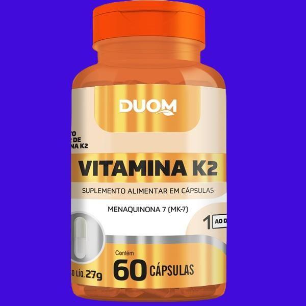 Imagem de Kit 3 Suplemento Alimentar Vitamina K2 60 Cps 27g - Duom