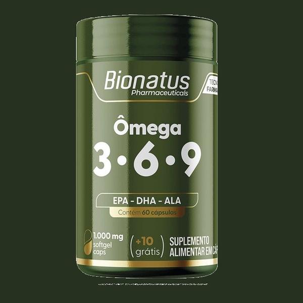 Imagem de Kit 3 Suplemento Ômega 3 6 9 Green 70 Capsulas - Bionatus