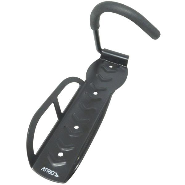 Imagem de Kit 3 Suporte Bicicleta de Parede Bike Vertical Gancho Apoio Capacidade até 20 Kg Atrio BI054 Preto