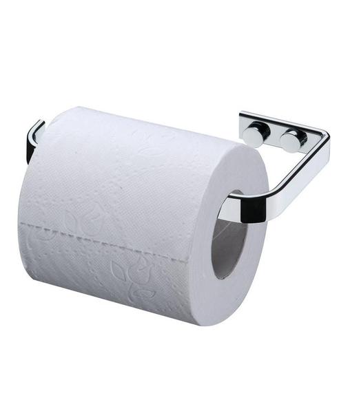 Imagem de Kit 3 Suporte Porta Papel Higiênico Parede Cromado Future